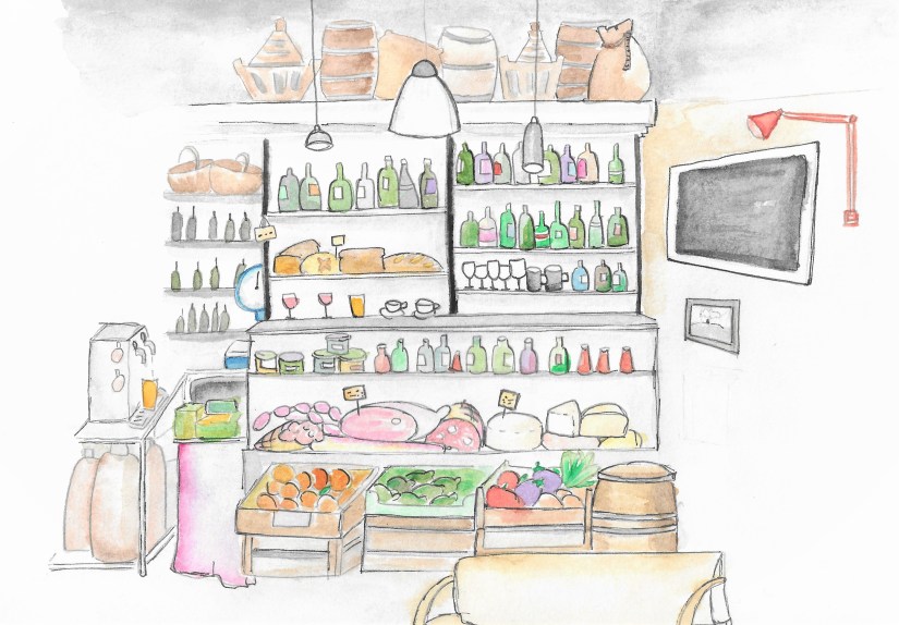 bottega new acquarello tagliato